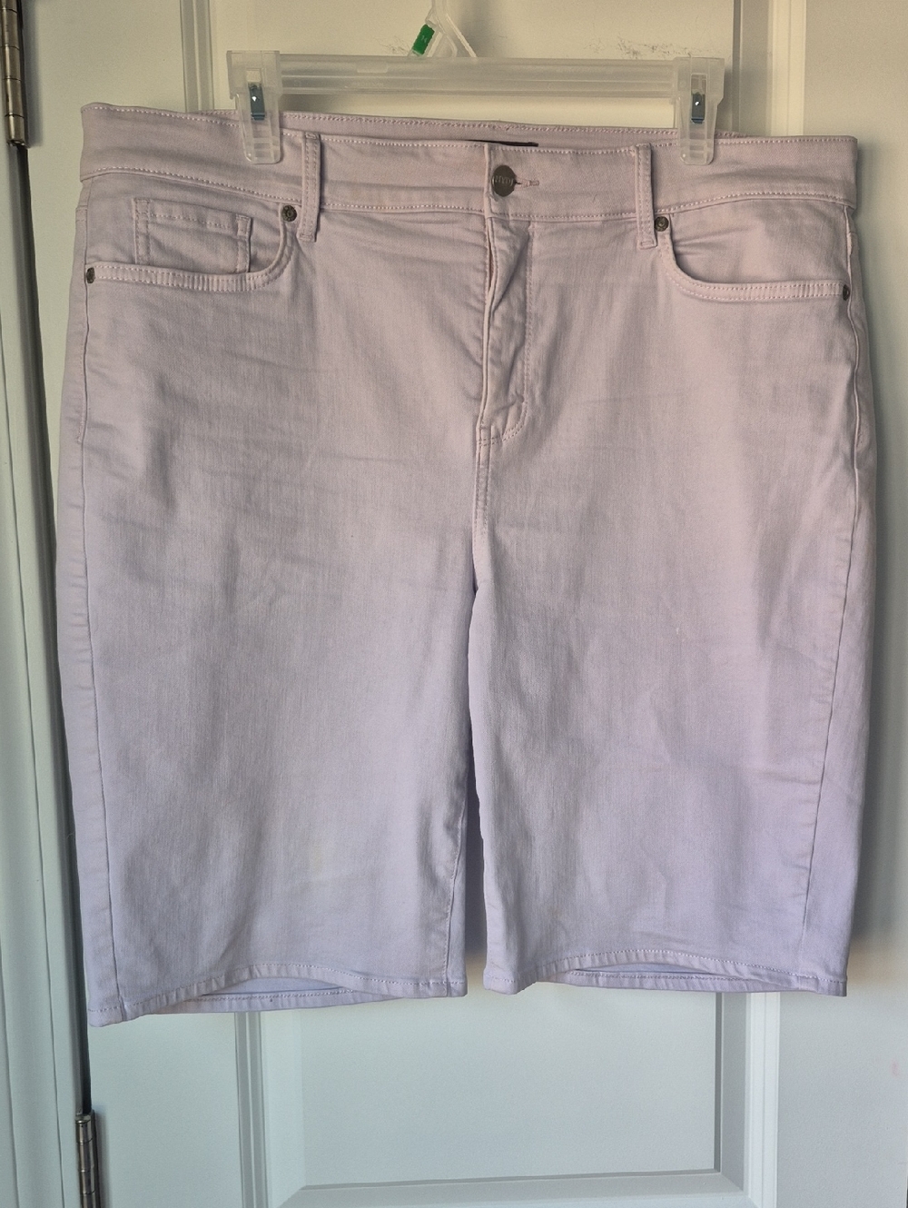 NYDJ Lavender Denim Shorts 16 EUC